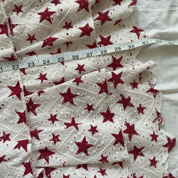 Stars and Broderie Anglaise tiered dress. - Picture 7 of 10